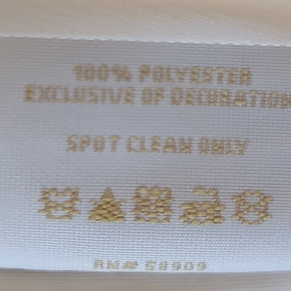 Trimsetter Christmas Tree Skirt for Dillard's. 60" Round Hand Beaded New - Picture 10 of 10